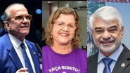 Senadores pernambucanos Fernando Dueire, Teresa Leitão e Humberto Costa. - Foto: Montagem Jamildo.com