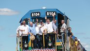 Lula visitou trecho da Transnordestina no Ceará. Etapa já está mais de 70% concluída - Angelo Miguel/MEC