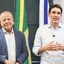Marcílio Régio, prefeito de Goiana e Silvio Costa Filho, ministro de Portos e Aeroportos - Wesley D’Almeida