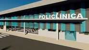 Serão construídas 46 novas policlínicas, em 45 municípios. - Ilustração: Divulgação