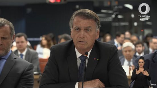 Julgamento de Jair Bolsonaro no STF - REPRODUÇAO/ TV JUSTIÇA