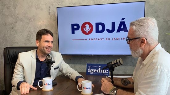 Vereador Eduardo Moura em entrevista ao PodJá - o podcast do Jamildo - REPRODUÇÃO/ JAMILDO.COM