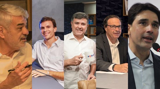 Paraná Pesquisas questionou eleitores sobre nomes na disputa pelo Senado. Apenas Silvio Costa Filho ainda não participou do PodJá - Jamildo.com