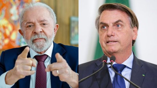 Presidente Lula e ex-presidente Jair Bolsonaro - DIVULGAÇÃO/ SECOM PR