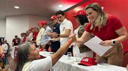 Marília Arraes e Silvio Costa Filho participaram do evento do PT PE - Reprodução Instagram