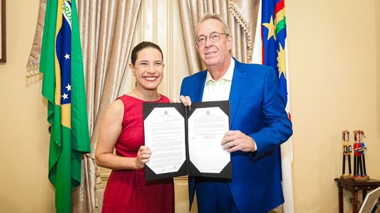Governadora Raquel Lyra e presidente da Alepe, Álvaro Porto - SECOM/ GOVERNO DE PERNAMBUCO