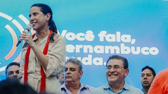 A gestora estadual realizou anúncios para saúde, educação, segurança e recursos hídricos - Janaína Pepeu/Secom