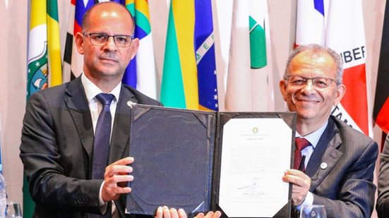 Secretário-executivo do Ministério da Integração e do Desenvolvimento Regional, Valder Ribeiro, empossou Francisco Alexandre - Elvis Aleluia/ Sudene