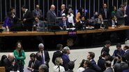 Câmara dos Deputados com Hugo Motta na presidência