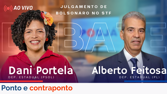 Dani Portela e Alberto Feitosa vão debater julgamento de Bolsonaro nesta terça-feira (02) - Jamildo.com