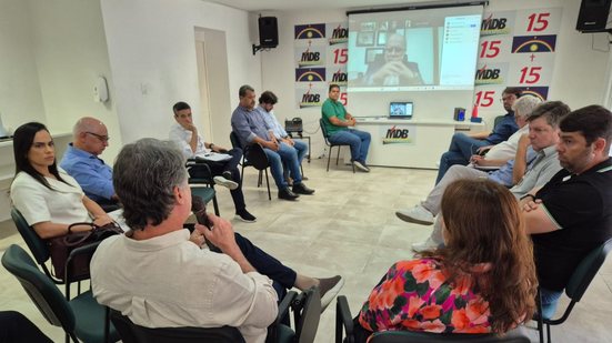 Reunião da Executiva estadual do MDB