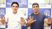 Silvio Costa Filho e delegado Erick Lessa