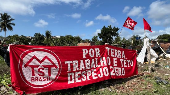 Nova ação do MTST, desta vez em Jaboatão - Divulgação