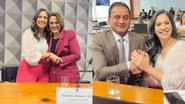 Deputada Iza Arruda com Damares Alves no Senado Federal