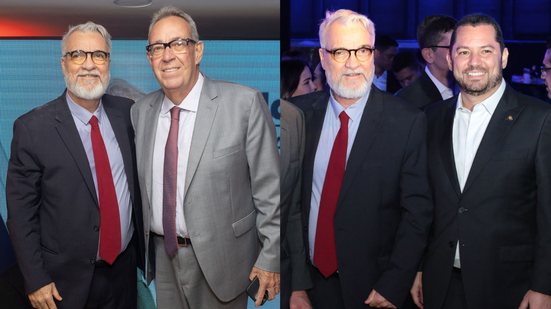 Jamildo Melo com Álvaro Porto e Romerinho Jatobá