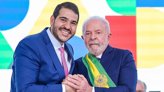Jorge Messias na posse de Lula