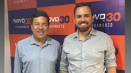 Deputado federal Mendonça Filho e Técio Teles, presidente do Novo em Pernambuco
