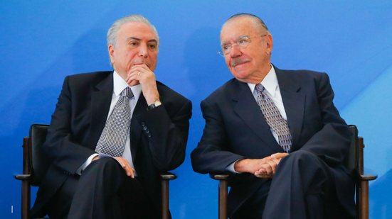 Ex-presidentes da República, Michel Temer e José Sarney