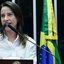 Raquel Lyra discursa na tribuna do Senado