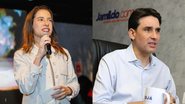 Imagens lado a lado da Governadora Raquel Lyra e do ministro de Portos e Aeroportos, Silvio Costa Filho