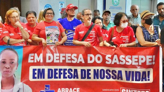 Imagem Servidores realizam mobilização por reestruturação do Sassepe nesta quarta (29)