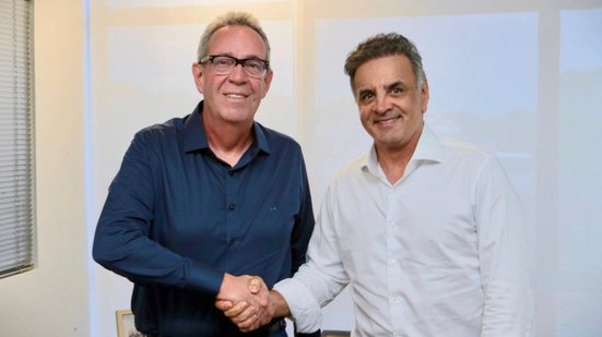 Imagem Álvaro Porto e Aécio Neves alinham rumos do PSDB para 2026