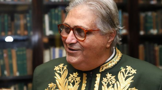 José Paulo Cavalcanti Filho, no evento de posse na ABL