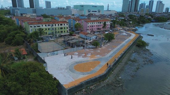 Imagem Recife avança nas obras do Parque Linear do Rio Pina após remoção de palafitas