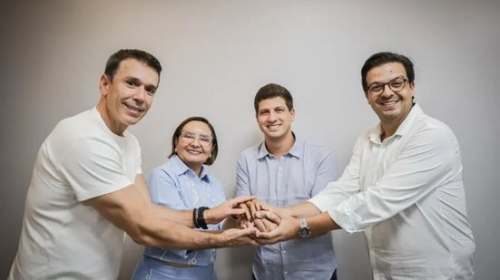 Felipe Carreras, Rivanda Freire e João Campos