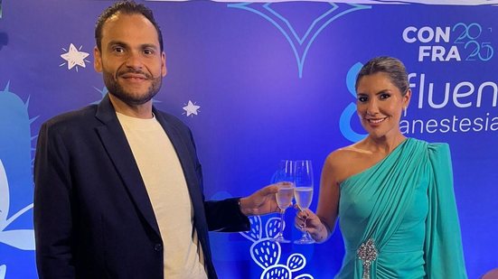 Ricardo Aguiar e Thalita Obregon