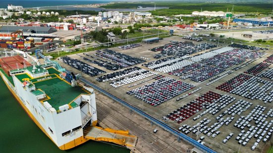 Hub de Veículos do Porto de Suape atinge recorde histórico com movimentação de 83 mil unidades