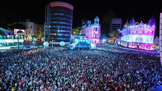 Palco do Marco Zero no Carnaval do Recife