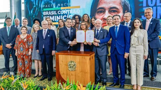 Imagem Lula lança pacto nacional contra violência de gênero e cobra engajamento masculino na causa