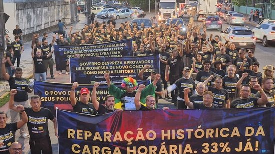 Polícia Civil de Pernambuco realiza paralisação de 24 horas em todo o estado nesta quarta\u002Dfeira (4)