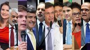 Montagem de 10 fotos: Marília Arraes, Humberto Costa, Miguel Coelho, Eduardo da Fonte, Armando Monteiro, Gilson Machado, Anderson Ferreira, Silvio Costa Filho, Jô Cavalcanti e Fernando Dueire lado a lado