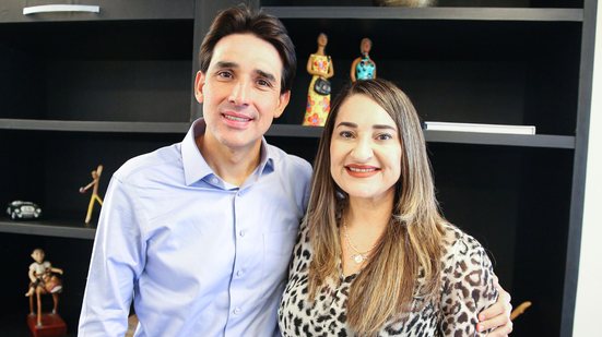 Silvio Costa Filho e Aline Mariano