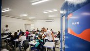 Sala de Aula com símbolo da PCR