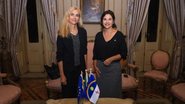embaixadora da União Europeia e Priscila Krause no Palácio do Campo das Princesas