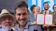 Pedro Campos e Lula. Túlio Gadelha e Lula.
