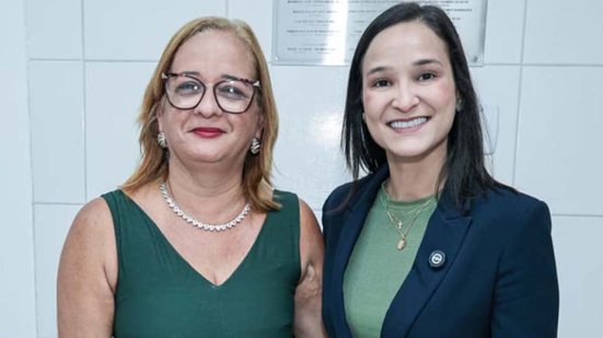 Presidente da OAB-PE, Ingrid Zanella; e presidente da OAB Cabo de Santo Agostinho, Tereza Lyra - Foto Sandokan Xavier - OAB-PE