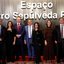 Raquel Lyra, Kassio Nunes, Kassab, Túlio Vilaça, André Mendonça. Sorriem