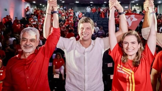 Humberto Costa, João Campos e Marília Arraes