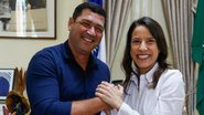 Prefeito de Primavera, Jeyson Falcão e governadora Raquel Lyra em reunião no Palácio do Campo das Princesas