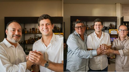 Após passagem por Araripina, João Campos recebe apoio de pré\u002Dcandidato de partido aliado a Raquel em visita a Ouricuri