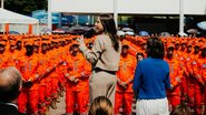 Governadora Raquel Lyra discursa aos novos bombeiros formados pelo estado de Pernambuco