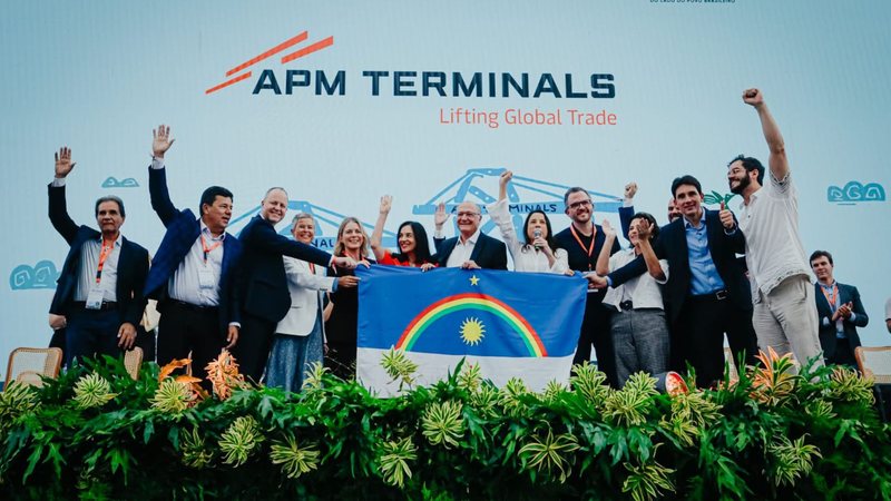 Com Raquel Lyra, João Campos e Geraldo Alckmin, APM Terminals inaugura primeiro terminal de contêineres 100% eletrificado da América Latina
