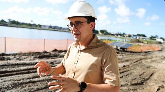 São investidos R$ 35,7 milhões na construção dos reservatórios
					
					
					Marlon Diego/Prefeitura do Recife