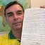 Flávio Bolsonaro lê carta de Jair Bolsonaro
