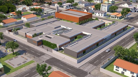O empreendimento é fruto de uma articulação do poder executivo municipal com o Governo Federal por meio do programa Novo PAC Seleções, voltado ao financiamento de infraestrutura social e educacional.
					
					
					Foto: Divulgação