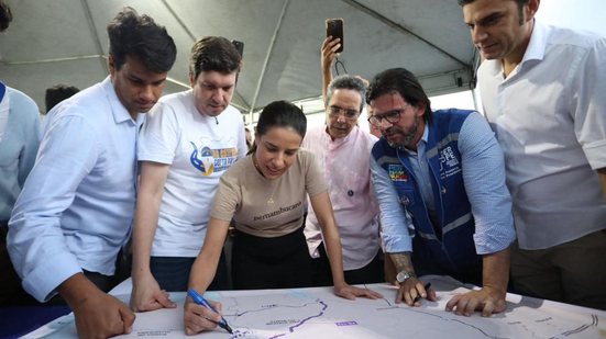 Ponte foi demolida e reconstruída
					
					
					Hesíodo Góes/Secom
